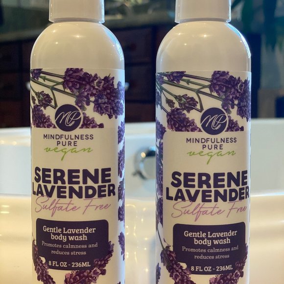 Lot of 2 New Natural Full Lavender Vegan Body Wash - Picture 7 of 8